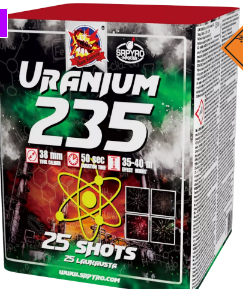 URÁNIUM 25 rakétás 40mm