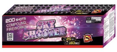 SKY SHOOTER 200 rakéta...4 perces telep