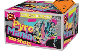 PYRO MANIAC 100rakétás....1,5 perces telep