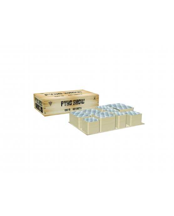 PYRO SHOW 401/20,25,30mm..5 perces telep