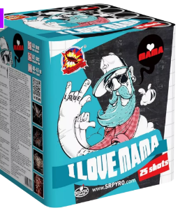 I LOVE MAMA 25 rakétás .